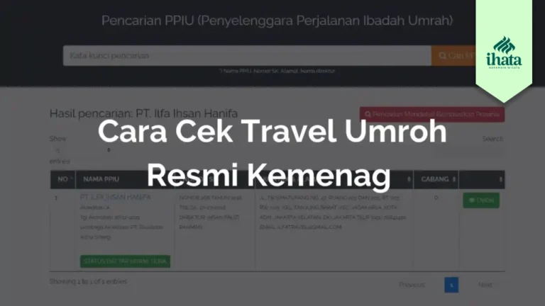 Cara Mengecek Travel Umroh Resmi Dari Kemenag