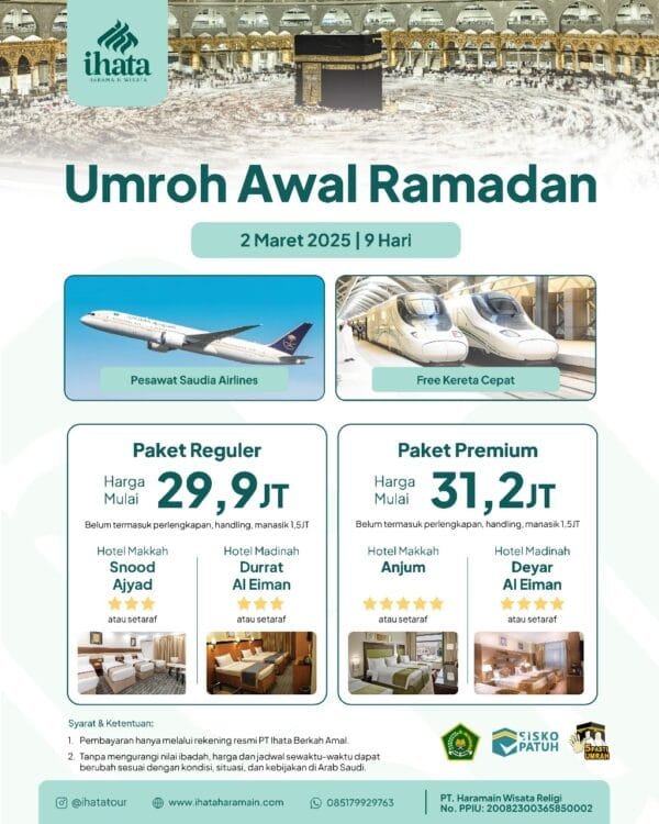 Umroh Ihata Awal Ramadhan 2025