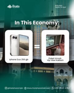 Harga iPhone Duo setara Paket Umroh VIP View Kabah